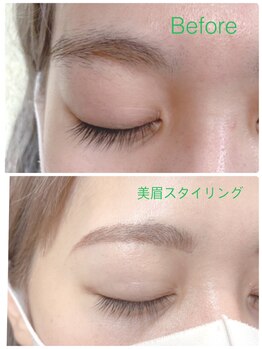 アイラッシュサロン カオリ(eyelash salon KAORI)/美眉スタイリングWax脱毛