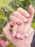 ☆Hand☆フレンチネイル（カラーベース）¥6300 【ご新規様オフ無料】