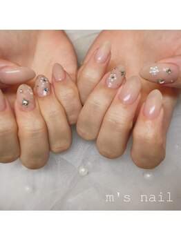 エムズネイル 敦賀店/ビジューネイル