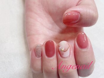 アンジュネイル(Angenail)の写真/【初回他店オフ無料】シンプル大人可愛いデザインが沢山☆オフィスでもOKなキレイめデザインも充実