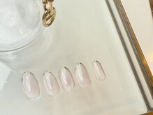 サーティースリー 横浜元町(Thirty3)/ミラーフレンチネイルデザイン