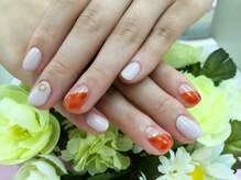 プルミエ ネイル(Premier Nail)/べっ甲ネイル♪ヌーディーカラー