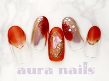 アウラネイルズ(aura nails)/☆ハンドデザインコース　¥8800