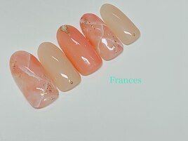 新作　大理石ネイル