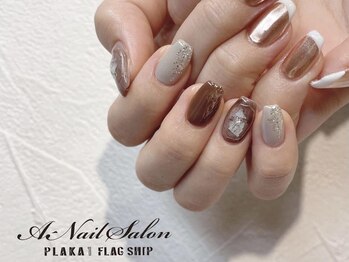 エーネイルサロン プラーカ本店(A-Nail Salon)/フレンチ×ニュアンス