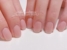 リル(RIRU)/ピンクベージュネイル