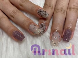 チェックネイル