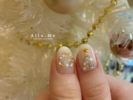 クリスマスネイル