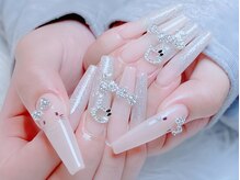 リンネイル 新大久保店(Rin Nail)/＃ロングラグジュアリーネイル