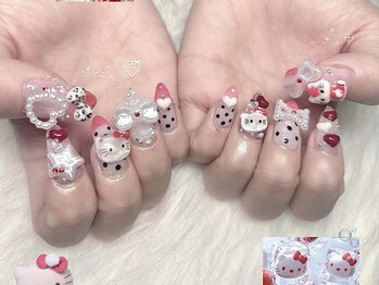 プリンセス(Princess)/キャラパーツネイル6700円