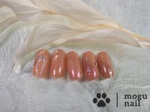 モグネイル(Mogunail)/3.4月定額B/リボン　オーロラ