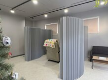 ラナブラン(lana blanc)の雰囲気（グレー基調で落ち着いた空間のプライベートサロンです♪）