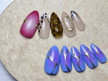 アモワ 押上(amoi)の写真/海外ネイル好き必見♪NY仕込みの高技術で叶える繊細な手描きアート。持ち込みデザインも細部まで美しく再現