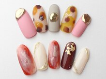 ユースタイル 新宿店(U-style)/メタリックヒョウ柄ネイル