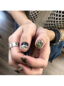 ネイルサロン ユーズ(USE.)/もわもわアート