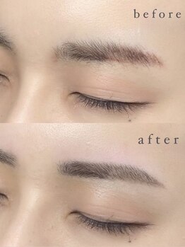 アイズ 天神大名店(eye's)の写真/黄金比を用いて必ず貴方に似合う【美眉】が見つかる！ワックス脱毛でノーメイクでも綺麗な眉に♪メンズも◎