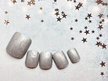 ネイルサロン&スクール ジーナ(GINA)/シルバーでカッコよく