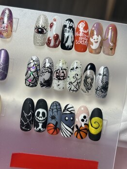 ジョアネイル(JOA Nail)/ハロウィン/オバケ/くも