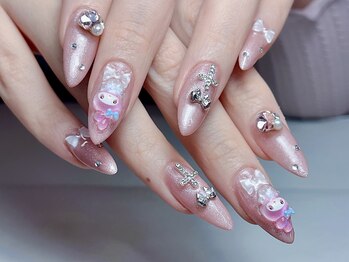 ダークハニー 池袋店(Dark Honey)/キラキラキャラクターネイル