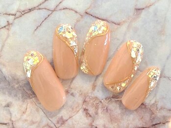 ビーケア 自由が丘店(B.care)/ガラスネイル¥6480