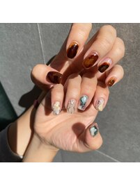 秋ニュアンスネイル☆