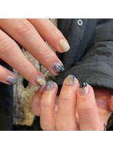 リルム(Relum)/黒ニュアンスネイル♪