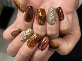 ～べっこうマグネットネイル～ふ