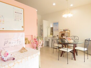 ピュアリ/お客様をお出迎えする空間。