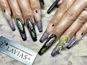 ラヴィアスプラス(LAVIAS+)の写真/《付替オフ全員無料》貴女のなりたい叶えます☆スカルプ派が絶賛する超人気ネイリストによる施術◎