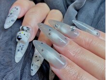 デザインスカルプ得意です！猫爪ネイル個性派もお任せください！