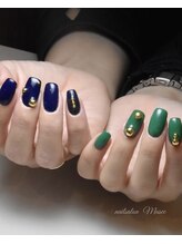 アシメワンカラー