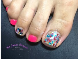 カラフル☆フットネイル