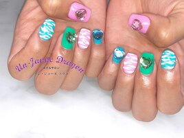 【自爪ネイル】POPネイル