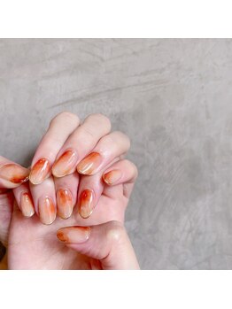 アティックネイルアトリエ(attic nail atelier)/べっ甲ニュアンスネイル★