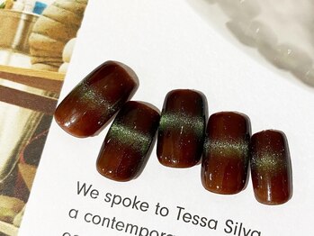 スリープ ジユウガオカ(Sleep jiyugaoka)/マグネットネイル 11000円