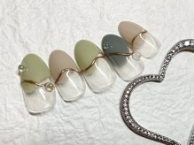 グリッター(GLITTER)/ニュアンスフレンチ