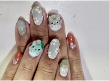ネイル ラフレーズ(nail la fraise)の雰囲気（持ち込みデザイン３D（参考：上記デザイン9000円））