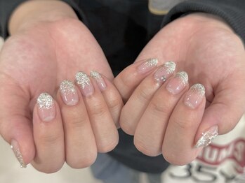 ローラン(LORAN)/ラメグラデーションネイル