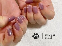 モグネイル(Mogunail)/パープルネイル/オフィスネイル