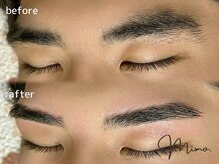 男性、女性共に大人気のアイブロウメニューあり◎