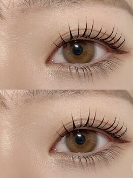 マイサロン 姫路(MYSALON)の写真/ラッシュリフト＋マツエクの同時施術で圧倒的盛れまつ毛で気分もUP♪下がり/逆まつげ・毛量でお悩みの方◎