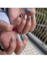 Mネイルアンドカフェ シェレステ/サンプルデザインです！