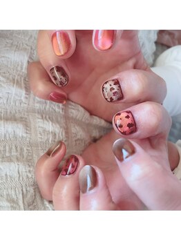 マグネットレオパードネイル