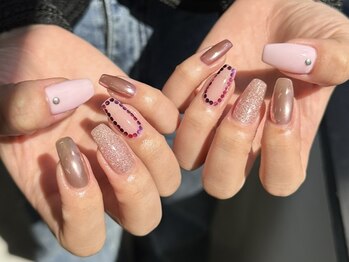 ルハナネイル(Luhana nail by Linoa nail)/ピンクネイル
