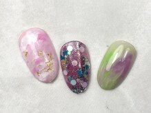 タスメット(+met)/春ネイルアート