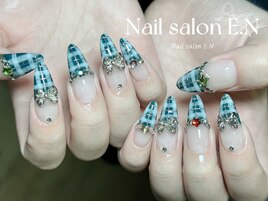 チェックネイル