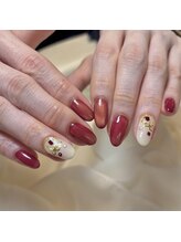 レプティーネイル(Les petite nail)/バレンタインネイル