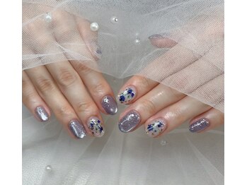 enoi☆新色PRISM×押し花Design