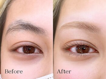 ミーナ 水ヶ江店(mina)/アイブロウWAX＋まつ毛パーマ上