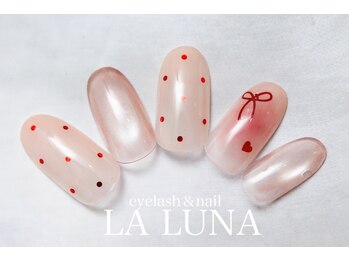 ラルナ ネイルアンドアイラッシュサロン(LA LUNA nail & eyelash salon)/26年8月9月◇定額ボリューム◇